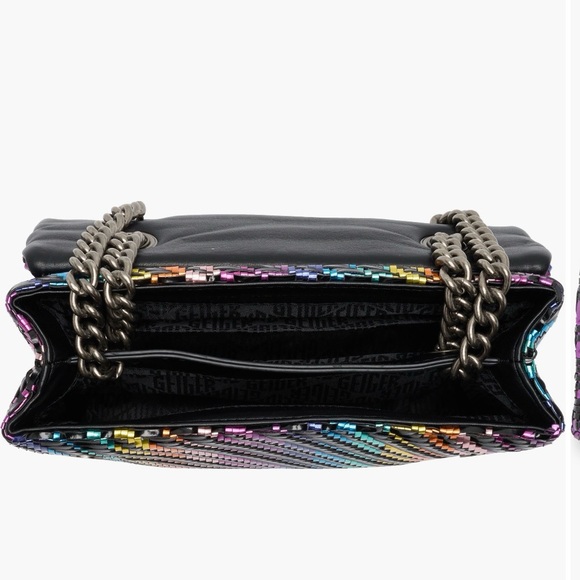 Kurt Geiger😍Rainbow Striped Shoulder Bag - Picture 4 of 5